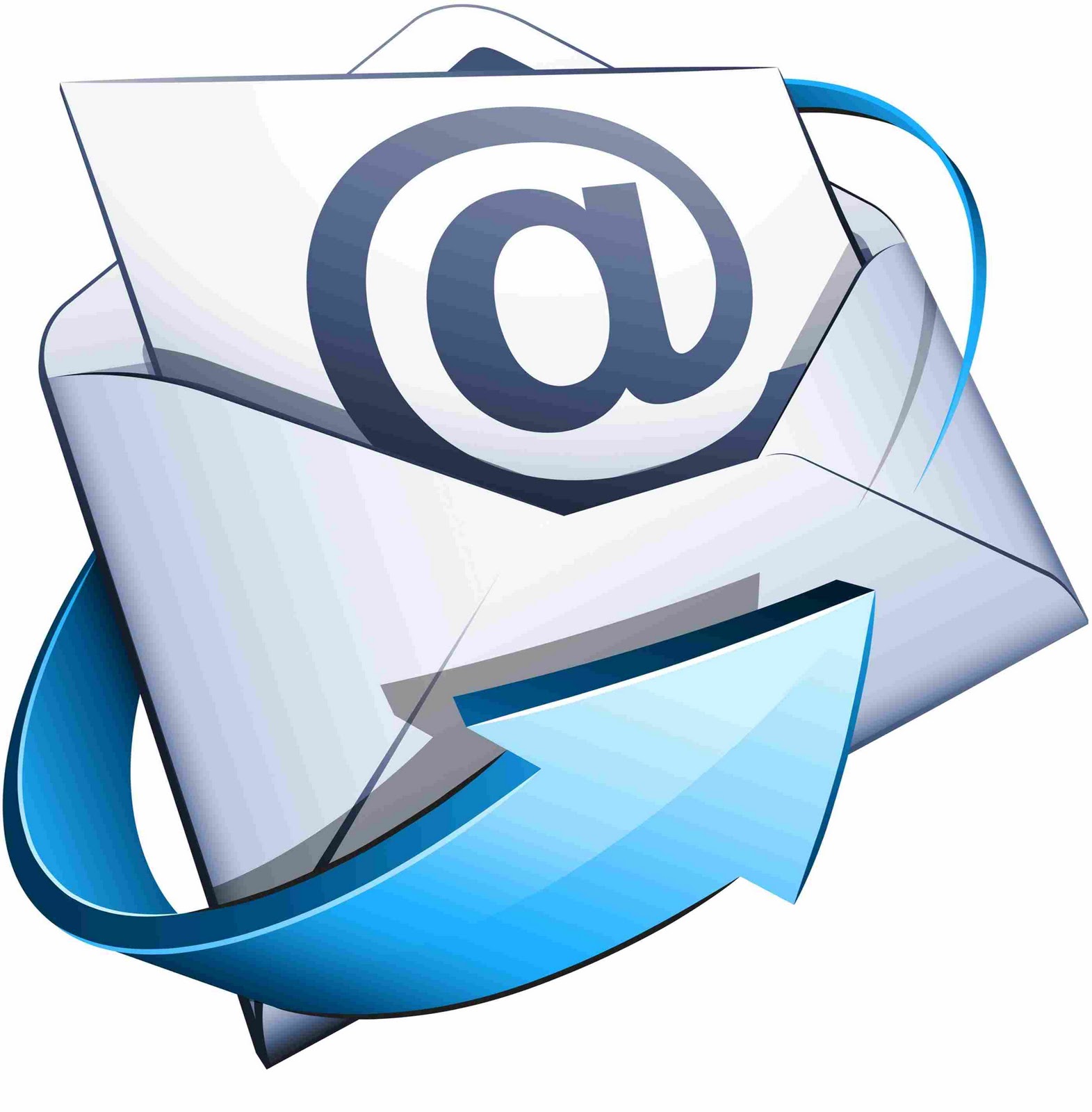 email clipart blue - photo #26